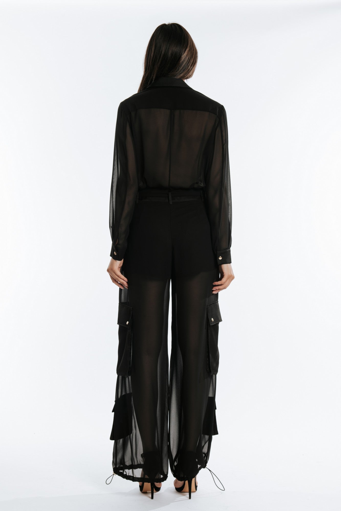 MF0614-NERO - TUTA - BABYLON W LES FEMMES