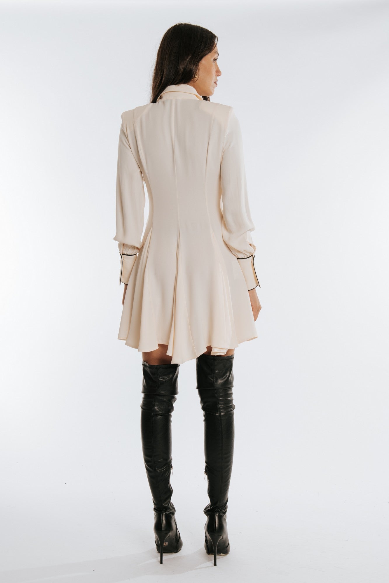 S00818-ECRU - ABITO - BABYLON W LES FEMMES