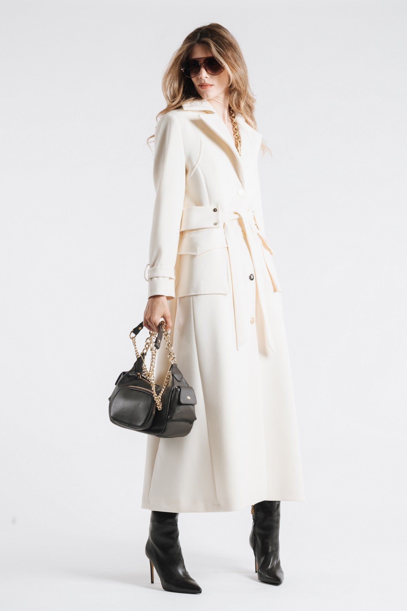 XMF0407-PANNA - CAPPOTTO - BABYLON W LES FEMMES