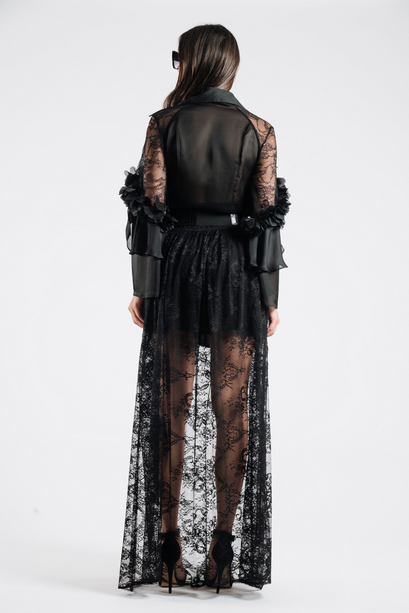 XS00307-NERO - CAMICIA - BABYLON W LES FEMMES
