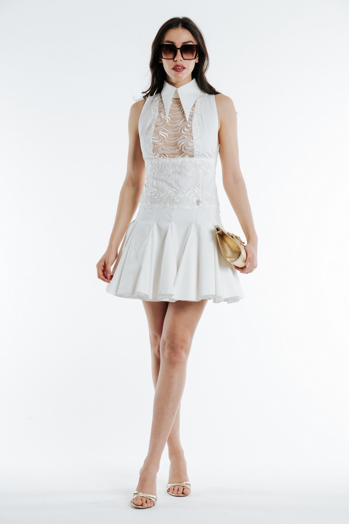 ZS00895-BIANCO - ABITO - BABYLON W LES FEMMES