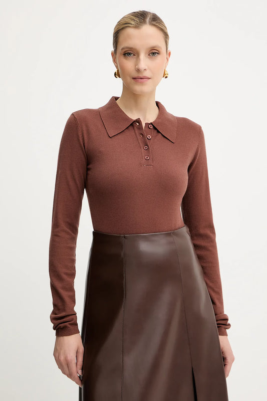 GPA25555PO-BROWNSEPIA - MAGLIA - SILVIAN HEACH