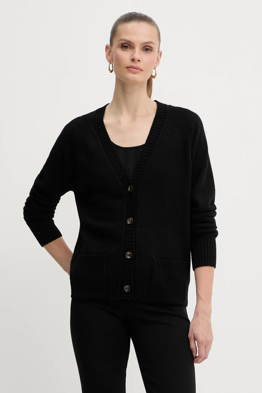 GPA25234CD-BLACK - CARDIGAN - SILVIAN HEACH