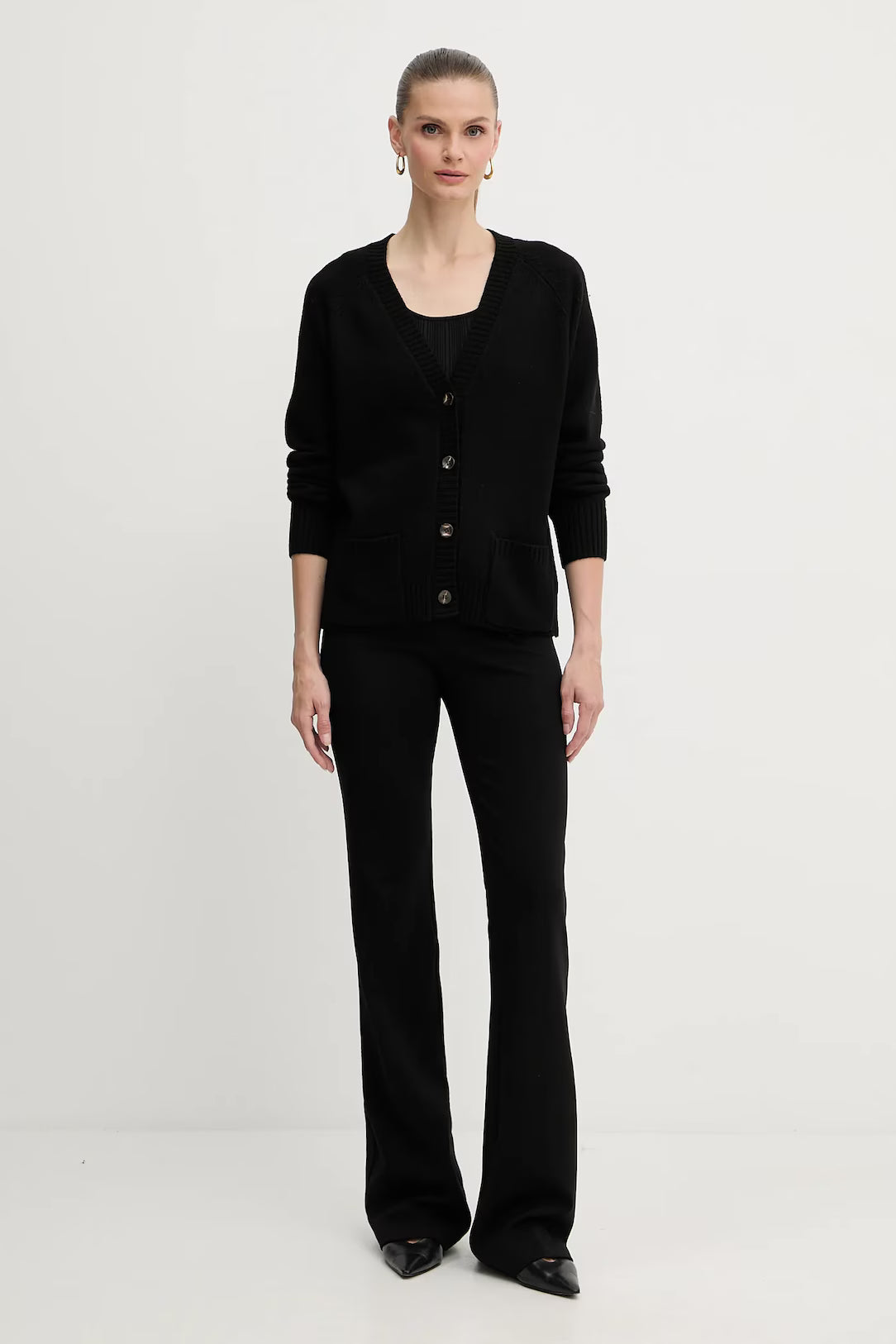 GPA25234CD-BLACK - CARDIGAN - SILVIAN HEACH