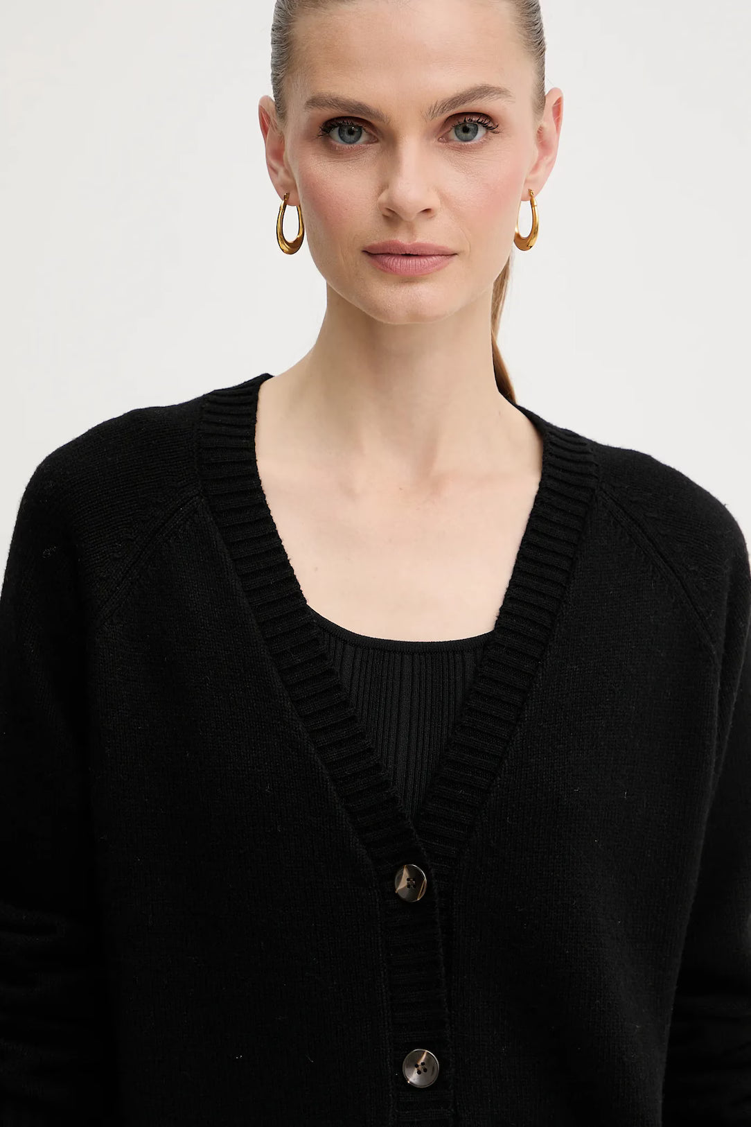 GPA25234CD-BLACK - CARDIGAN - SILVIAN HEACH