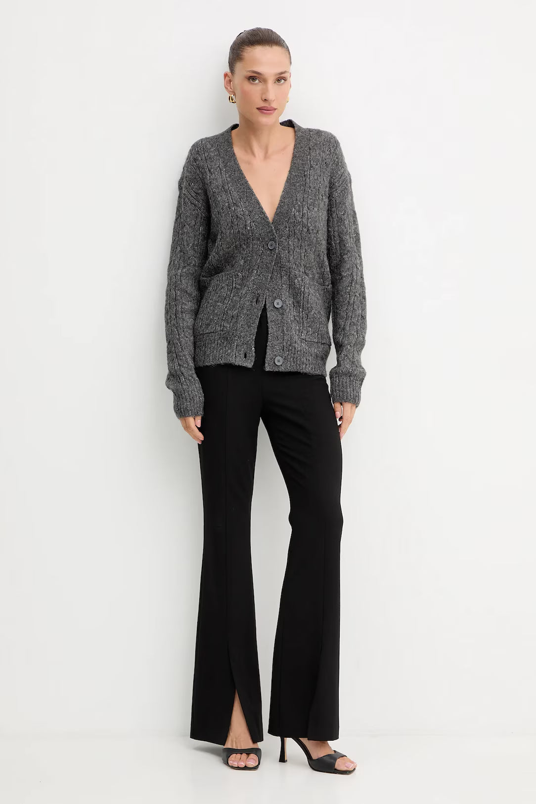 GPA25149CD-GREYSTEEL - CARDIGAN - SILVIAN HEACH
