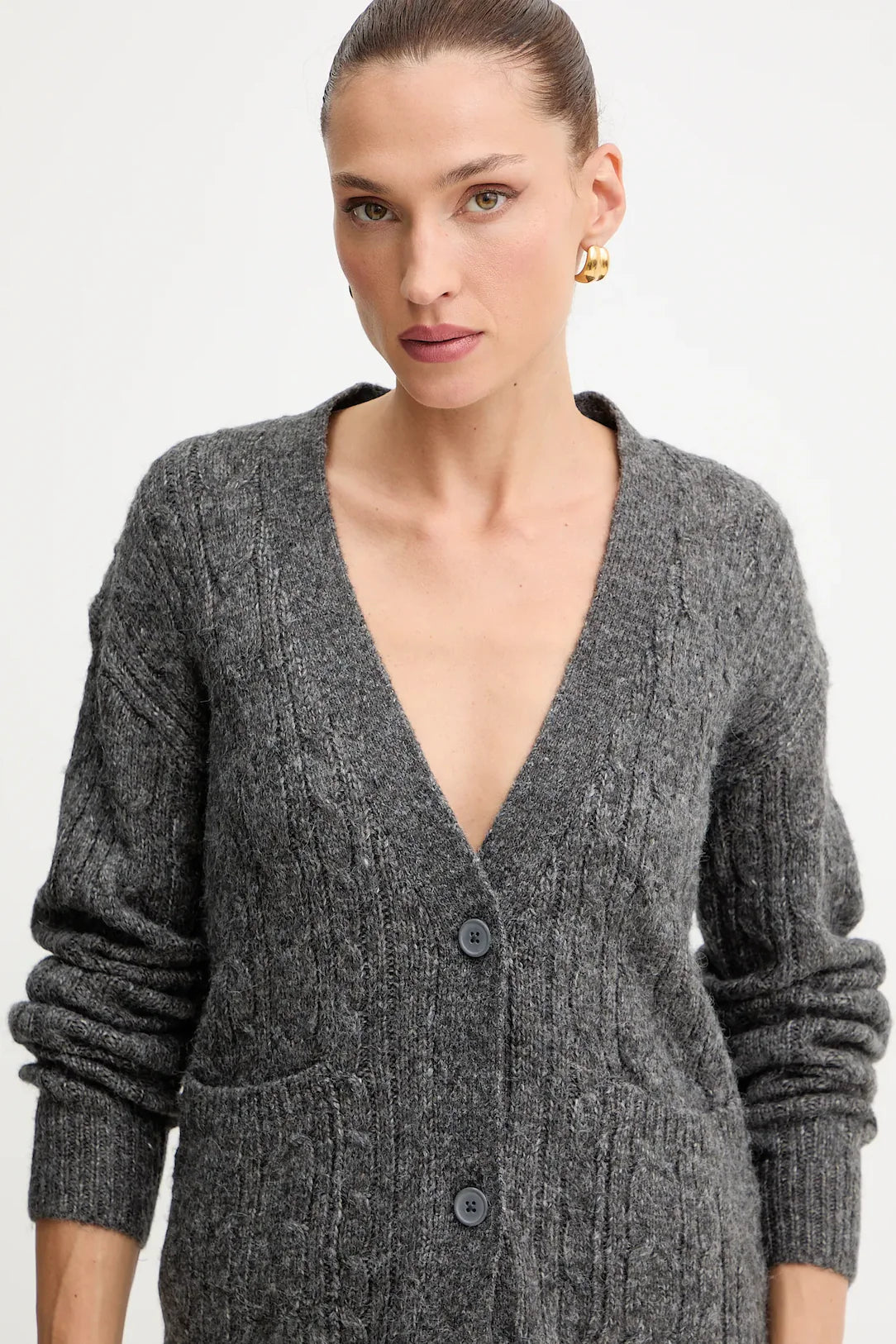 GPA25149CD-GREYSTEEL - CARDIGAN - SILVIAN HEACH