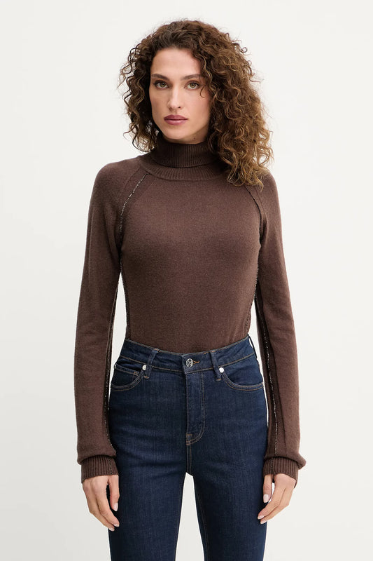GPA25244LU-COFFEE - MAGLIA - SILVIAN HEACH