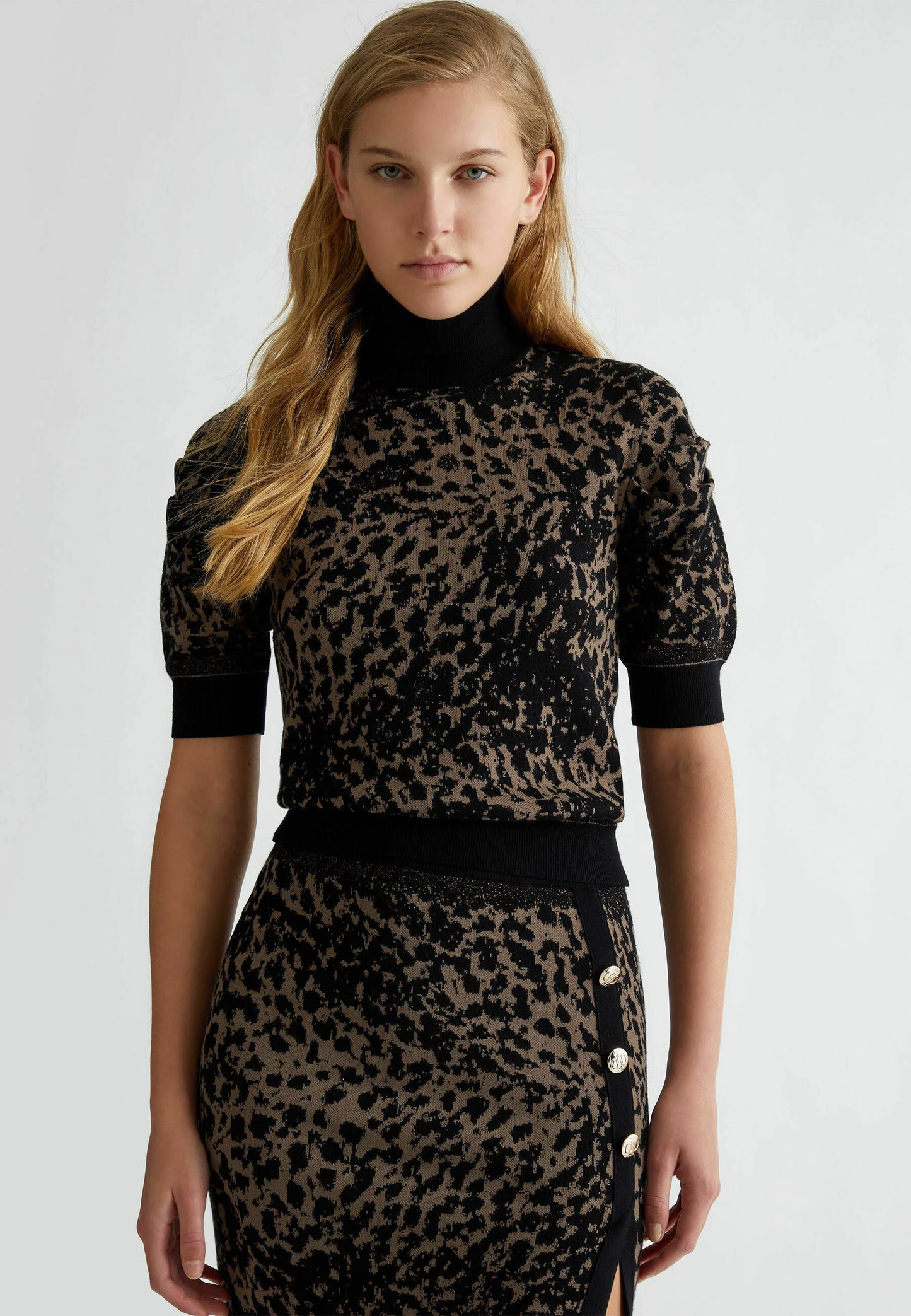 CF4429-ANIMALIER - MAGLIA - LIU JO