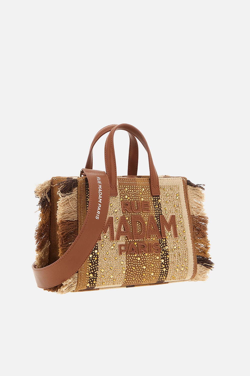 CASABLANCAMINITOTE-STRIPESBROWN - BORSA - RUE MADAM PARIS