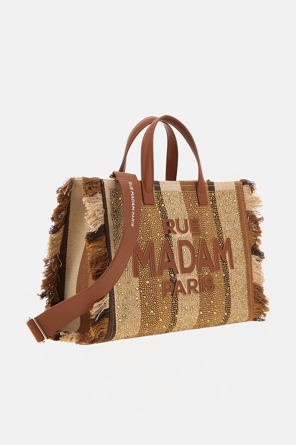CASABLANCATOTE-STRIPESBROWN - BORSA - RUE MADAM PARIS