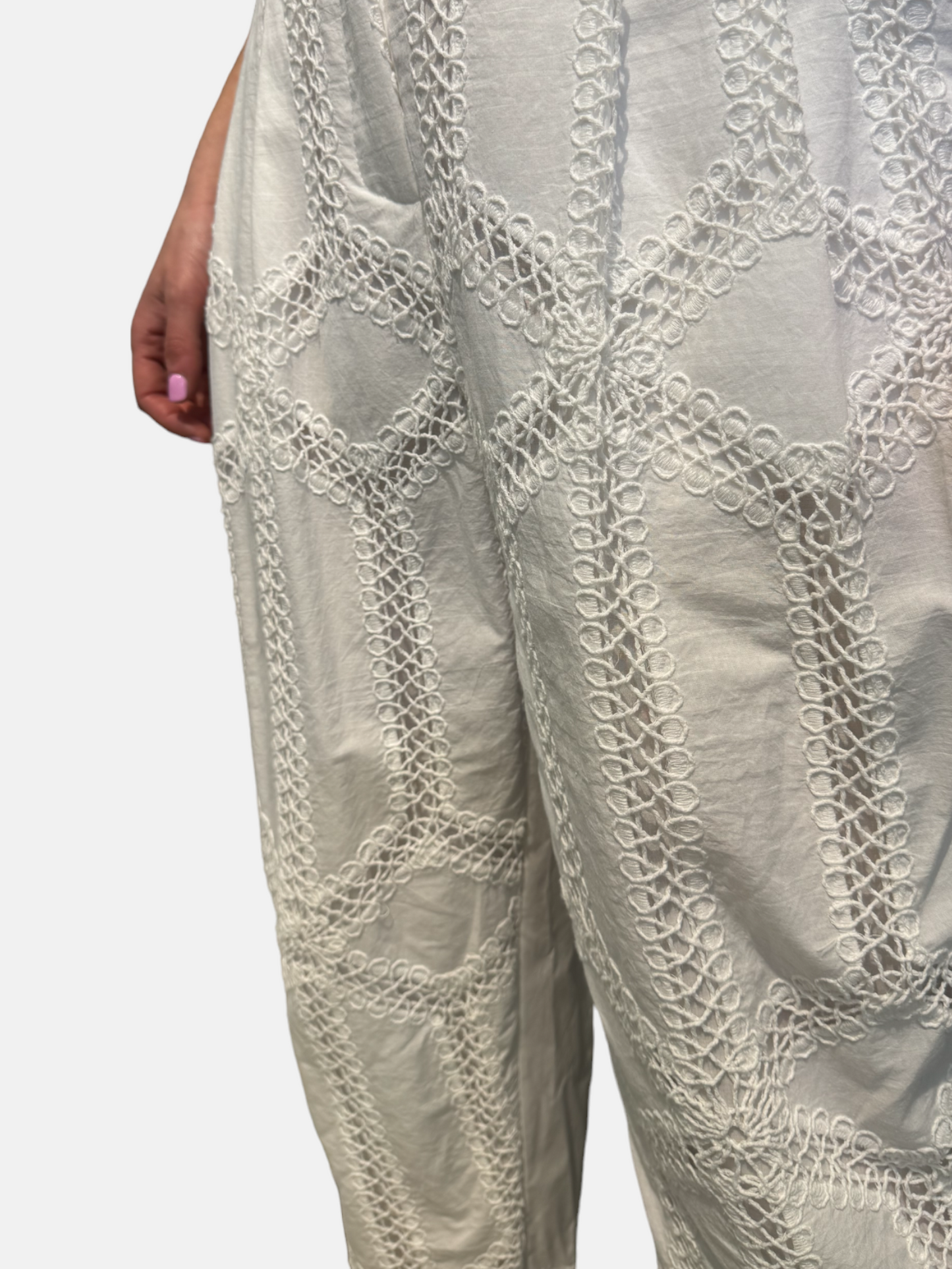V35A0274-BIANCO - PANTALONE - SOUVENIR