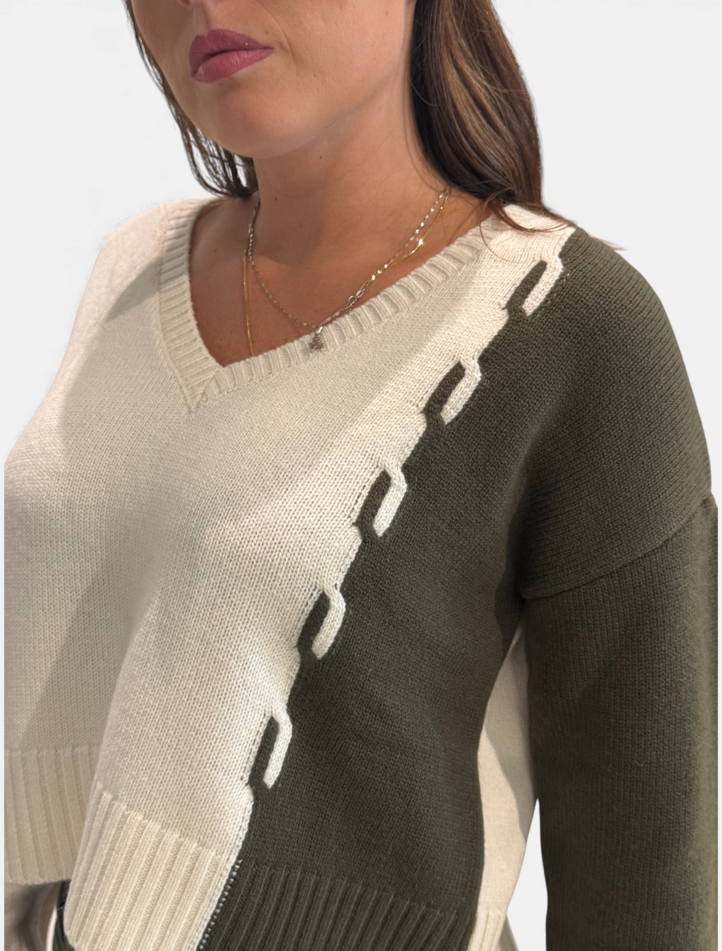 FACTOR-002AVORIO/KAKI - MAGLIA - PENNYBLACK