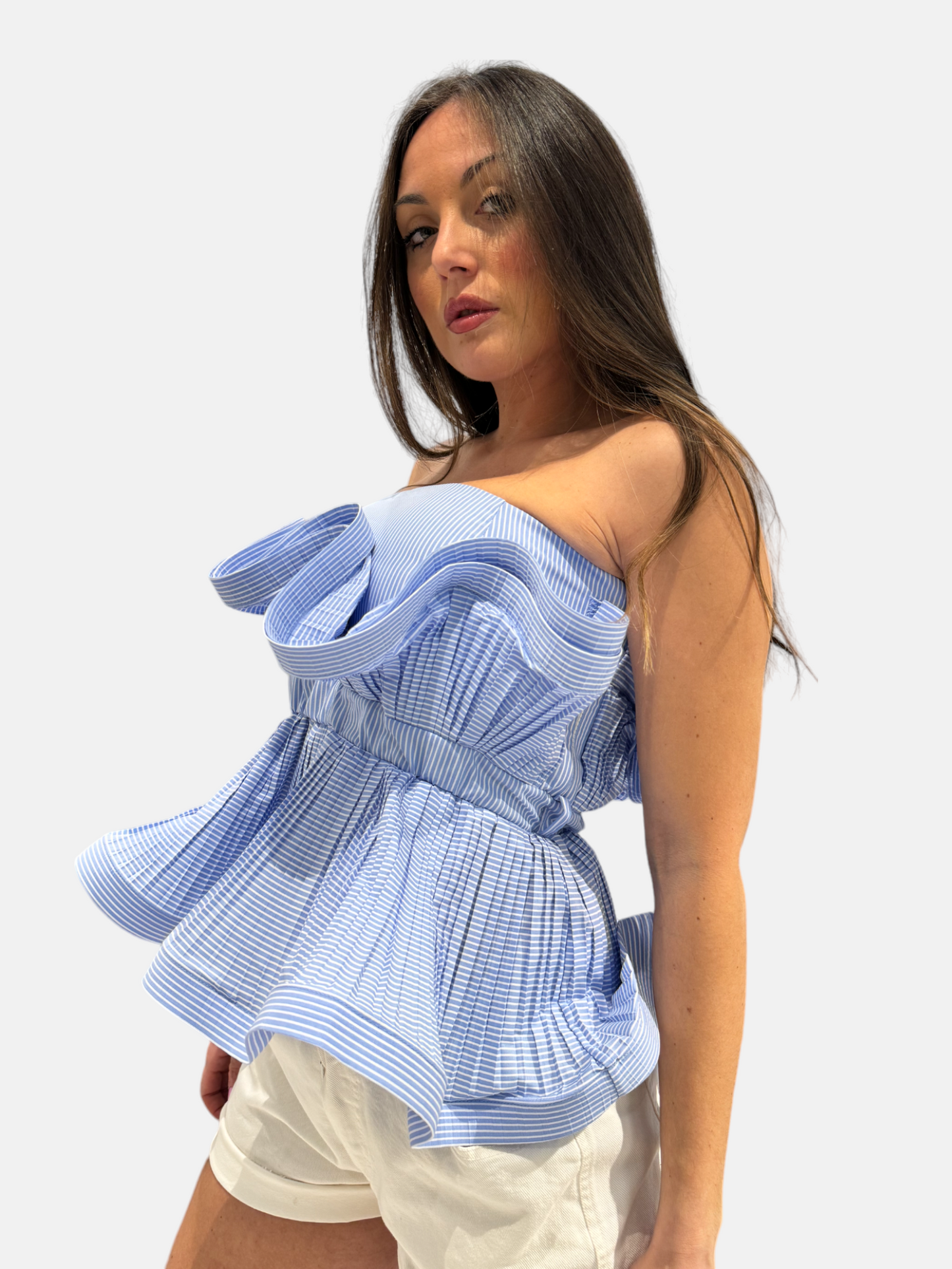 D35E0210-AZZURRO - TOP - SOUVENIR