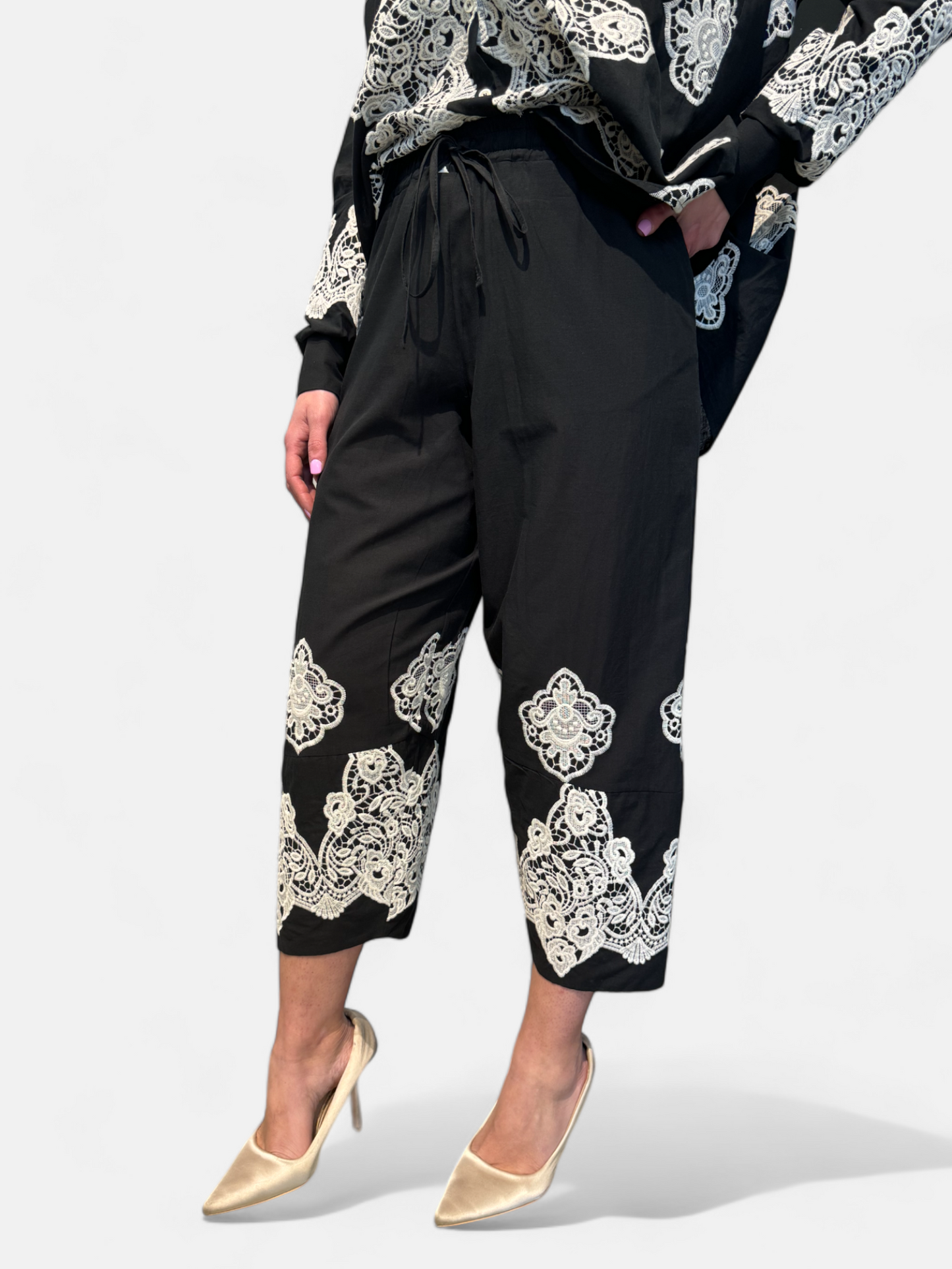 J35Y0294-NERO - PANTALONE - SOUVENIR