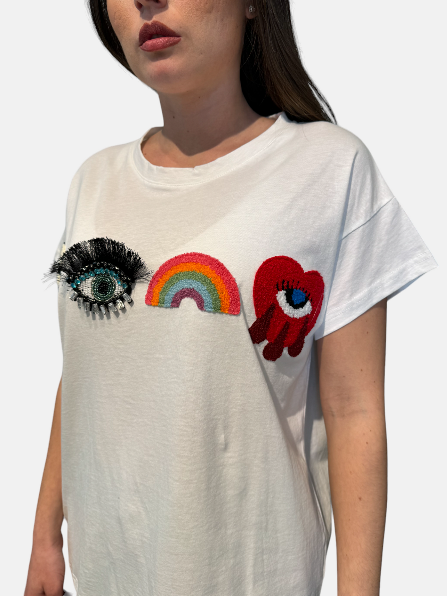 T734J120-BIANCO - T-SHIRT - DIXIE