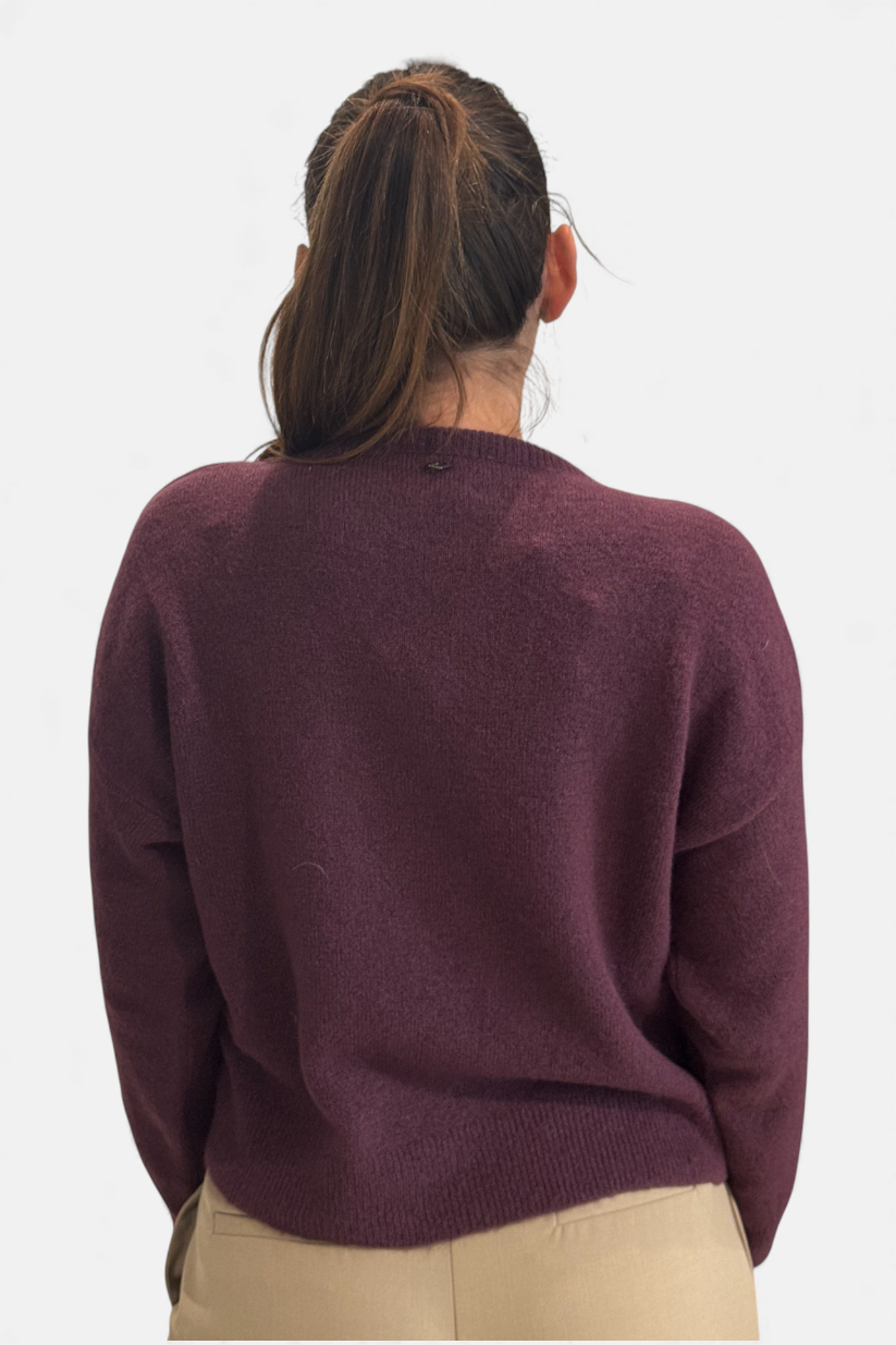 M277Y063A-MELANZANA - MAGLIA - DIXIE