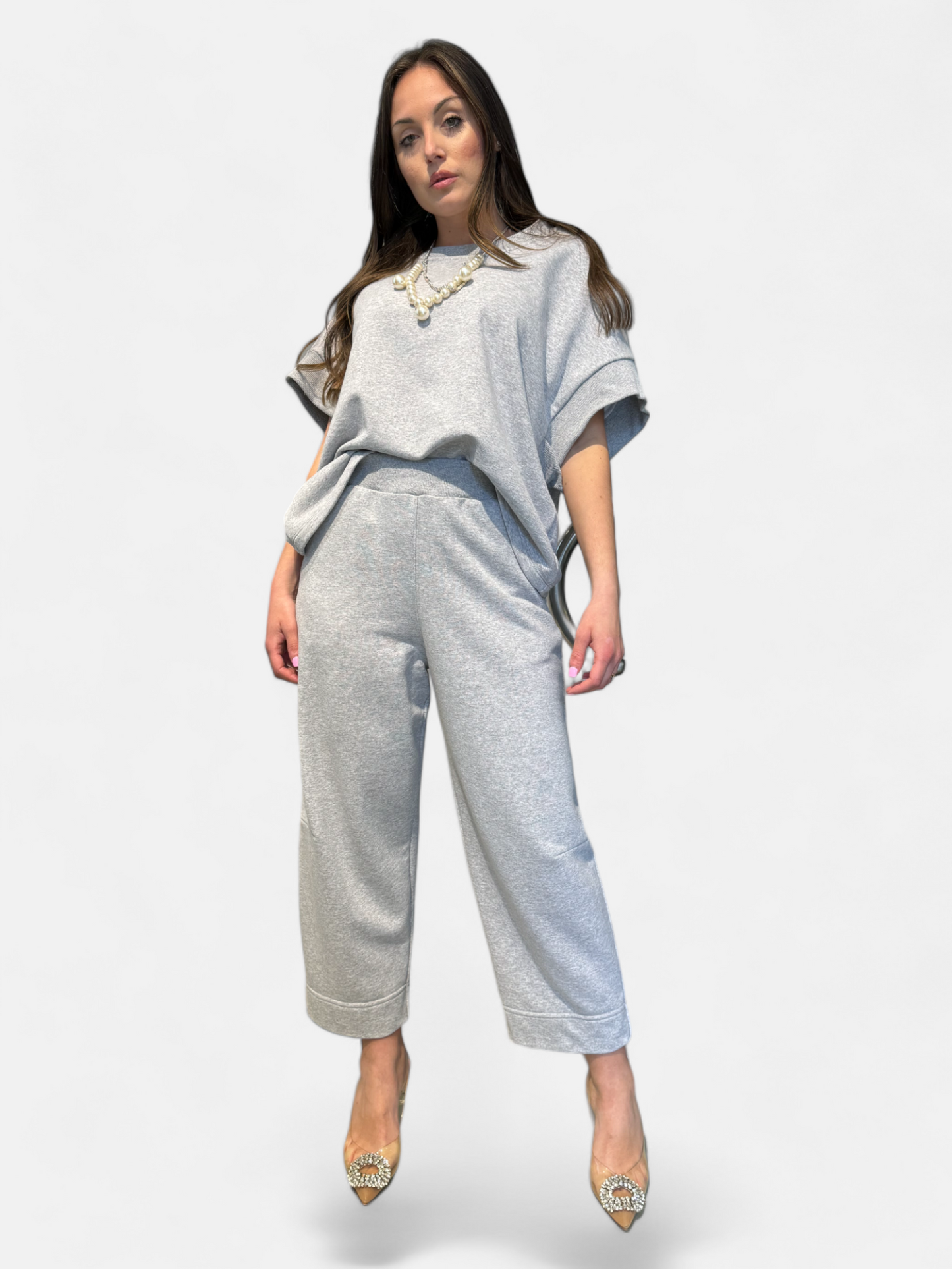 FG51HNO-GRIGIOCHIARO - FELPA - IMPERIAL