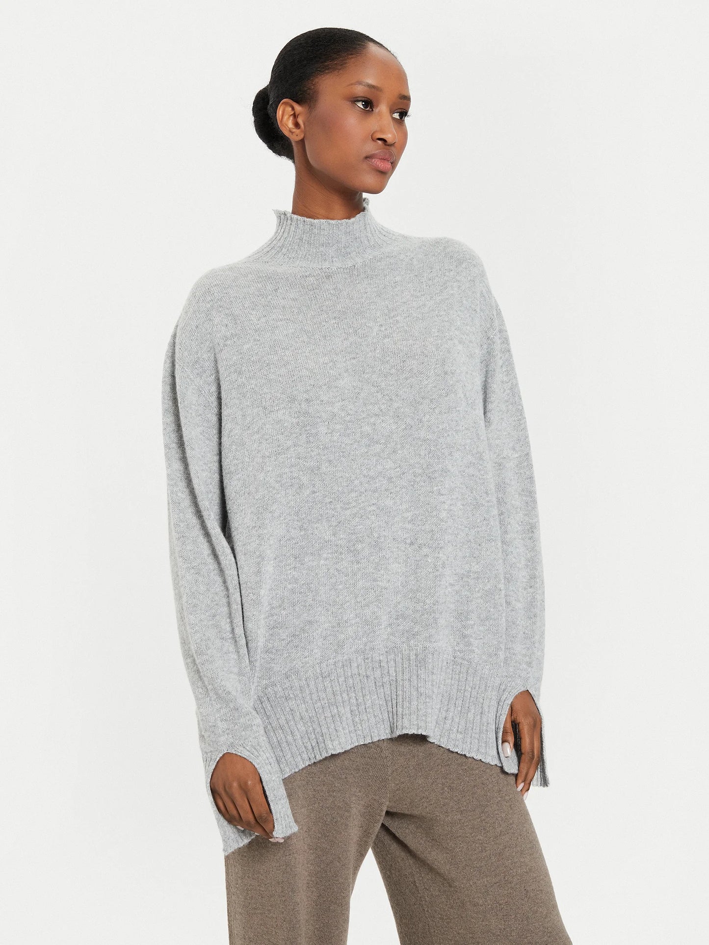 3M0241-GRIGIO - MAGLIA - KONTATTO