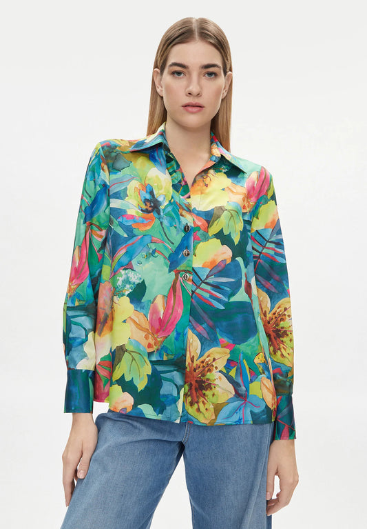CA4406-FLOWERINGFOREST - CAMICIA - LIU JO