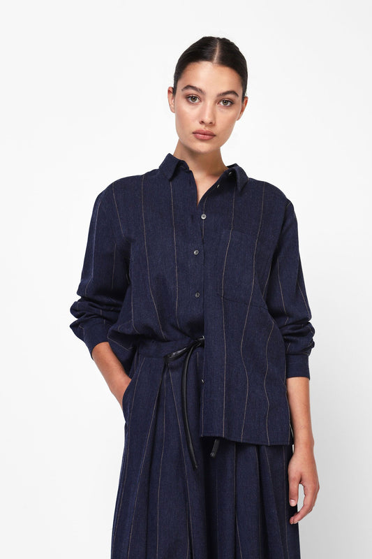 C331K006A-DENIMBLU - CAMICIA - DIXIE