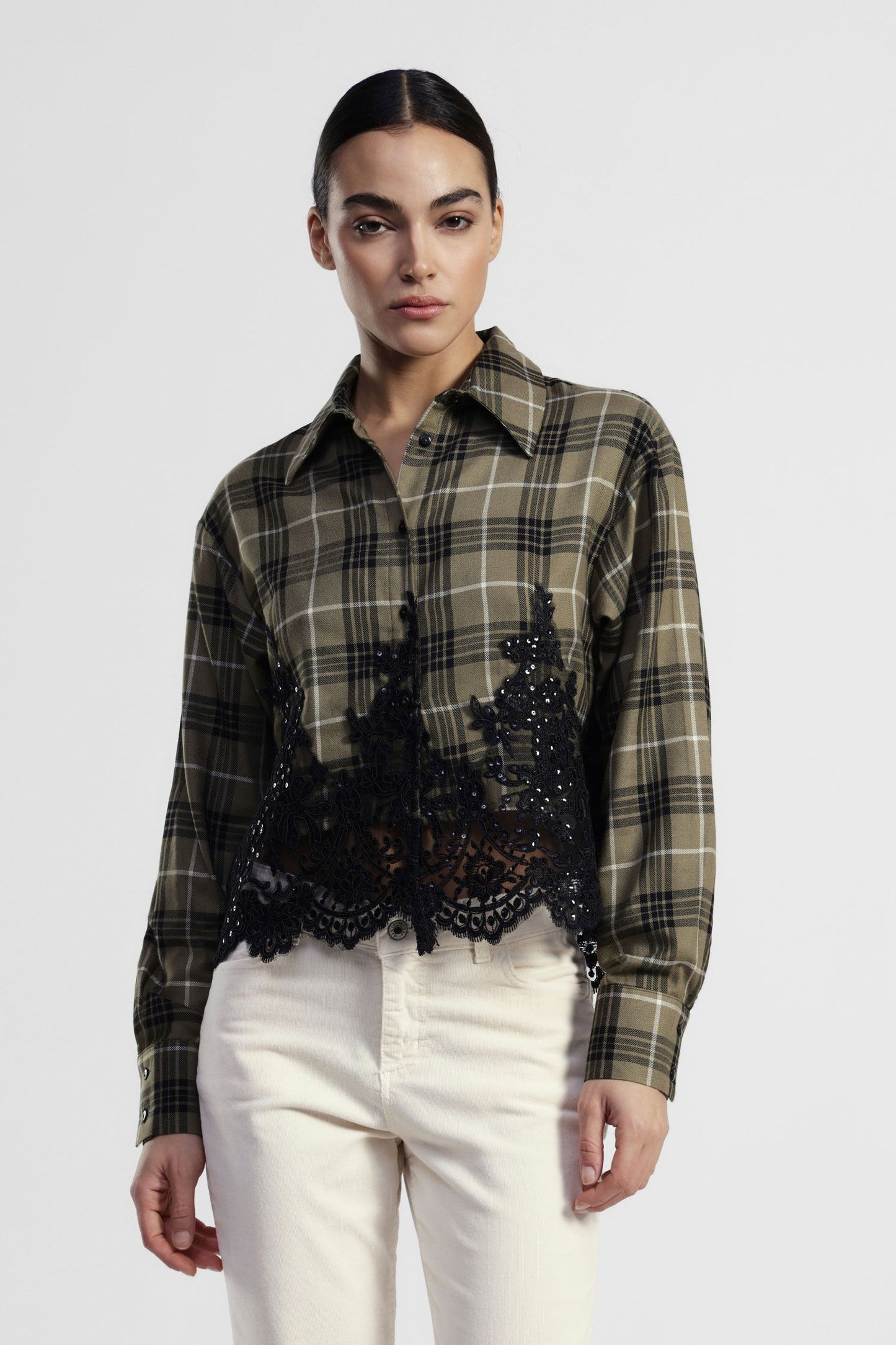 C881Y100-VERDE - CAMICIA - DIXIE