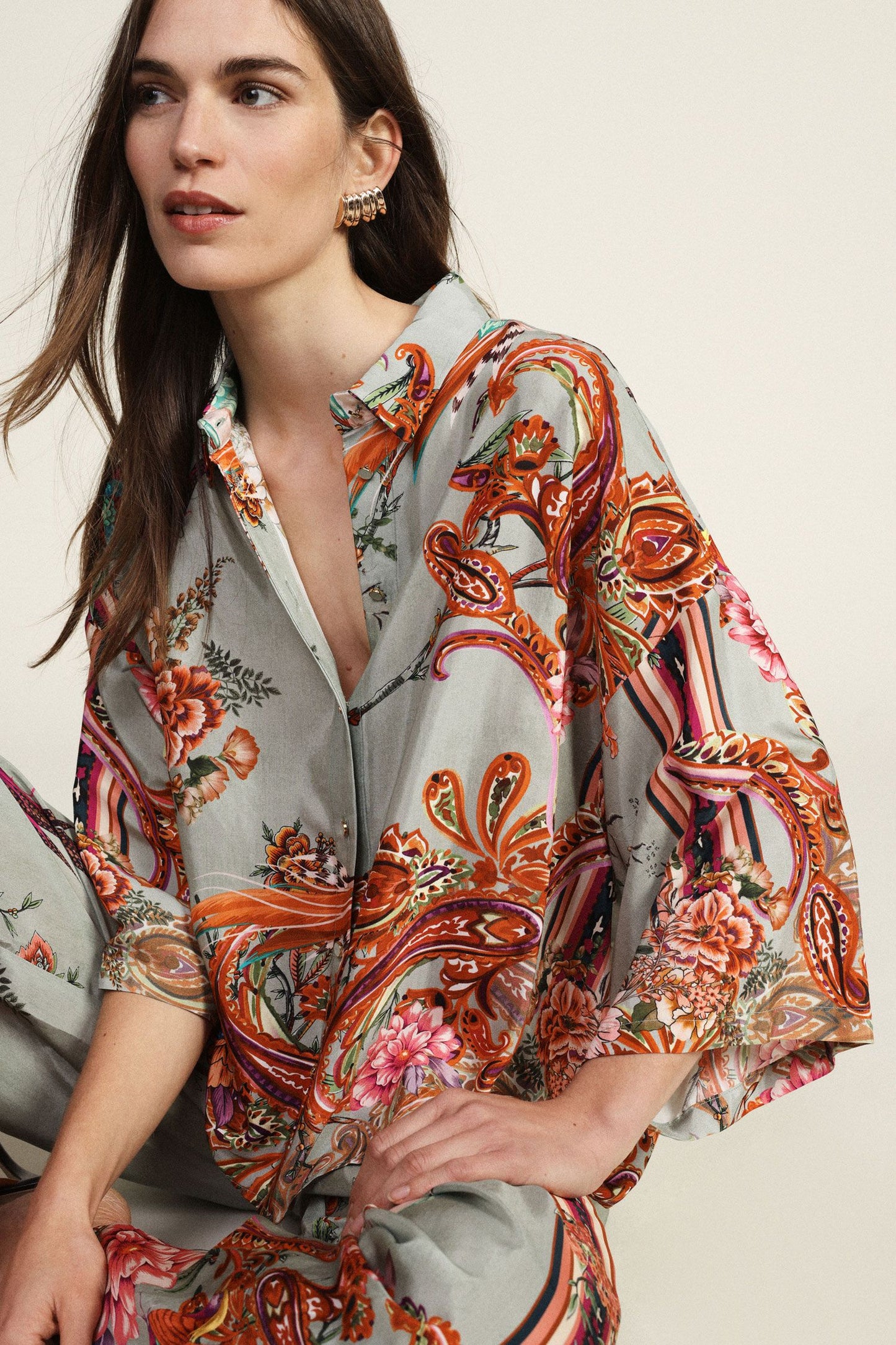 CFGI1BIA-SALVIA - CAMICIA - DIXIE