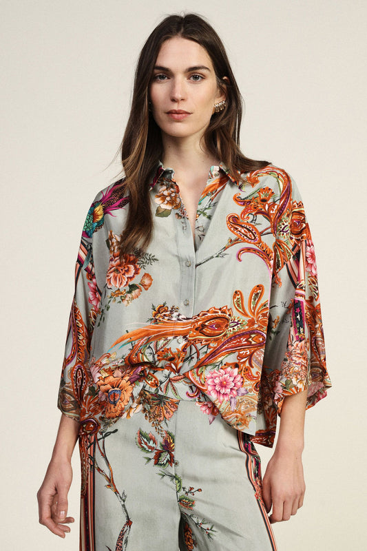 CFGI1BIA-SALVIA - CAMICIA - DIXIE