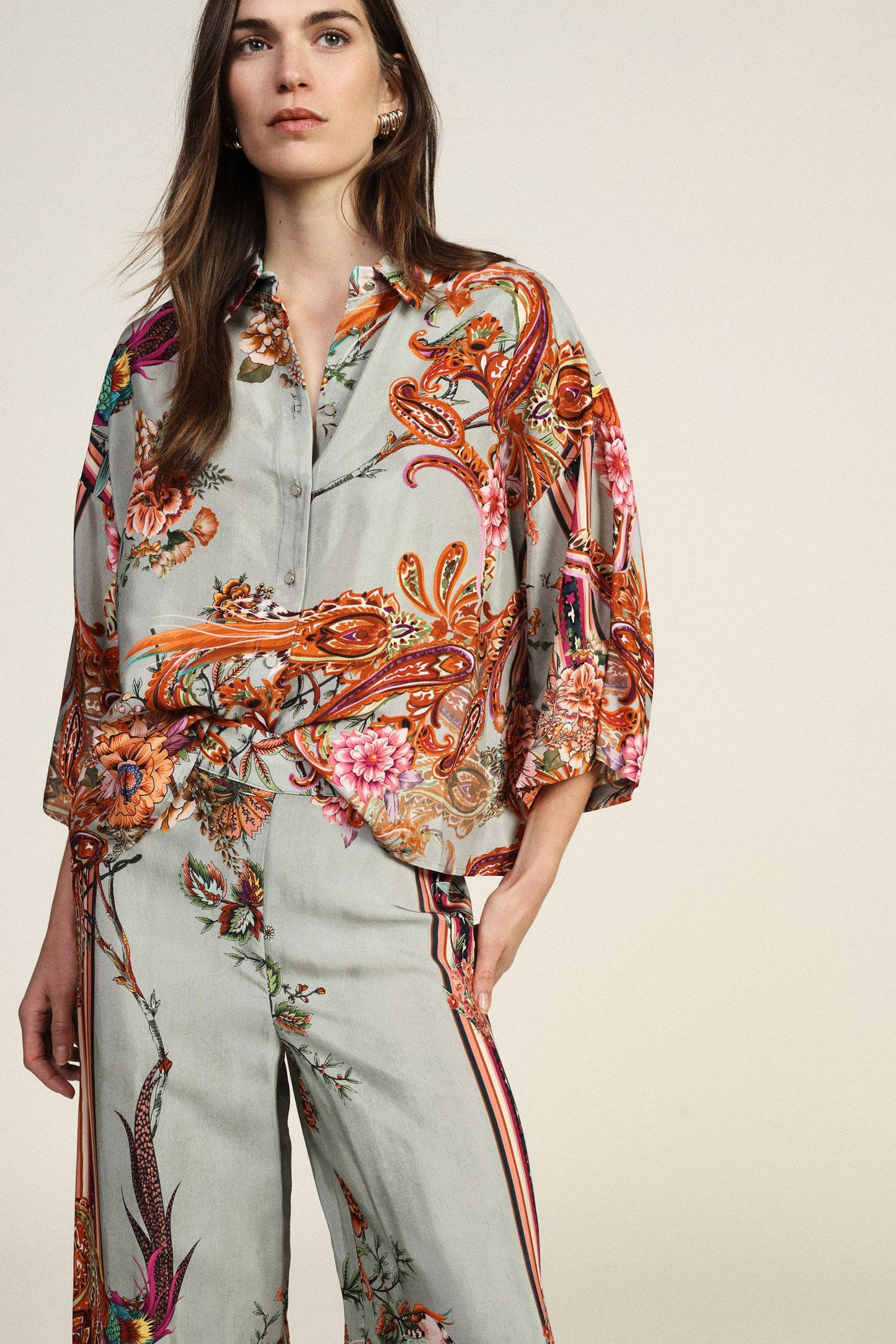 CFGI1BIA-SALVIA - CAMICIA - DIXIE