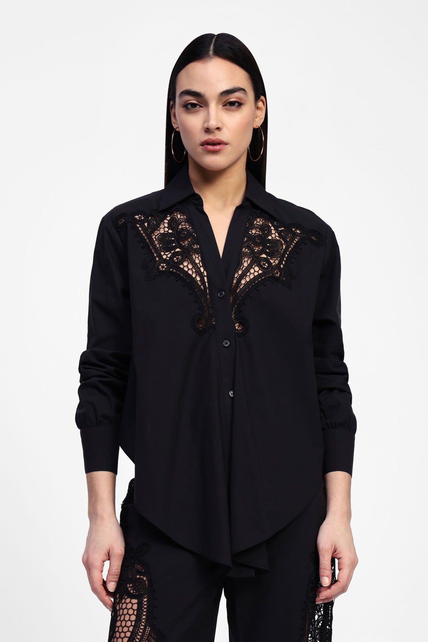 C744W023A-NERO - CAMICIA - DIXIE