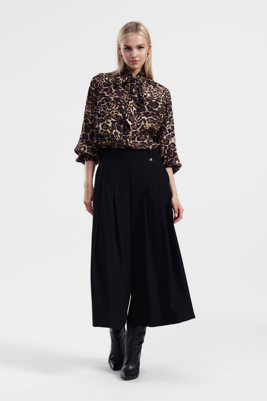 PDNBKHZA-NERO - PANTALONE - DIXIE