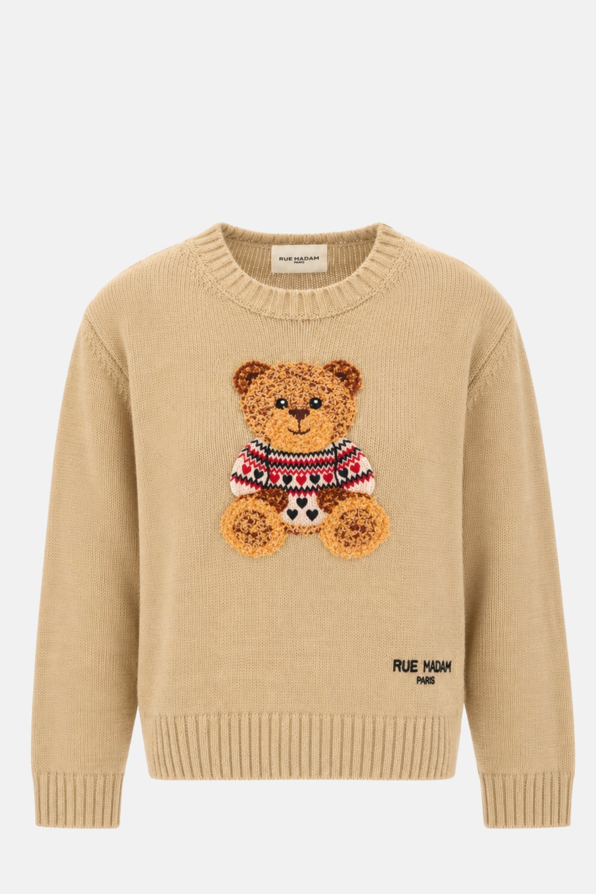 MAGLIA MARVIN-LOVE-JUMPER BEIGE