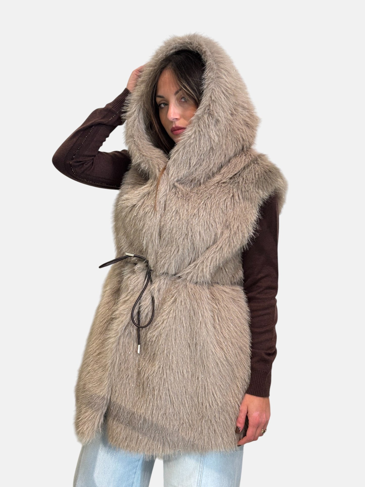 SG402-BEIGE - GILET - GLOX