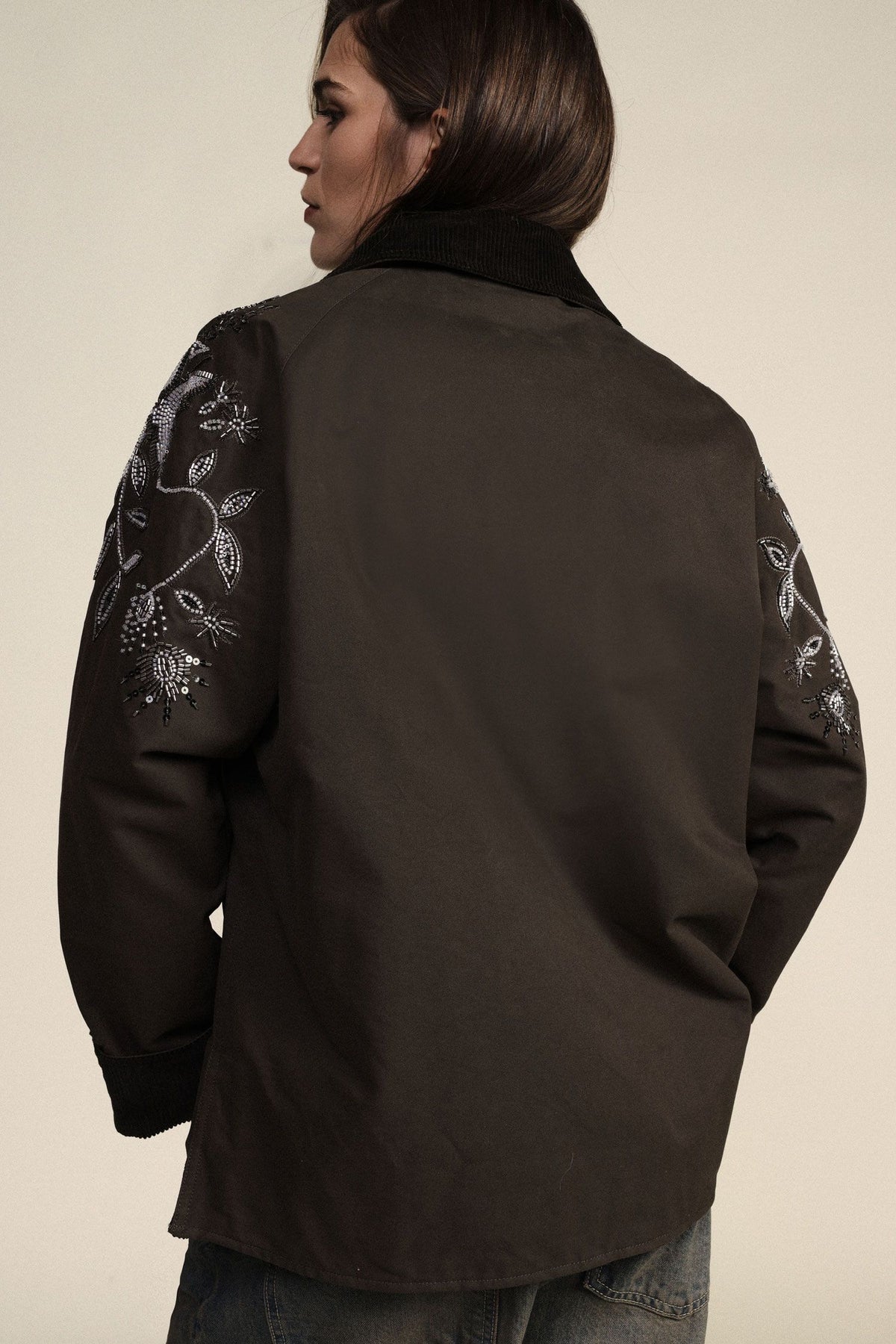 GIUBBOTTO V981B012A MARRONE