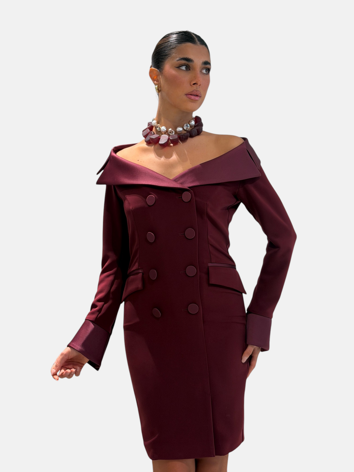 ABITO YE00799 BORDEAUX