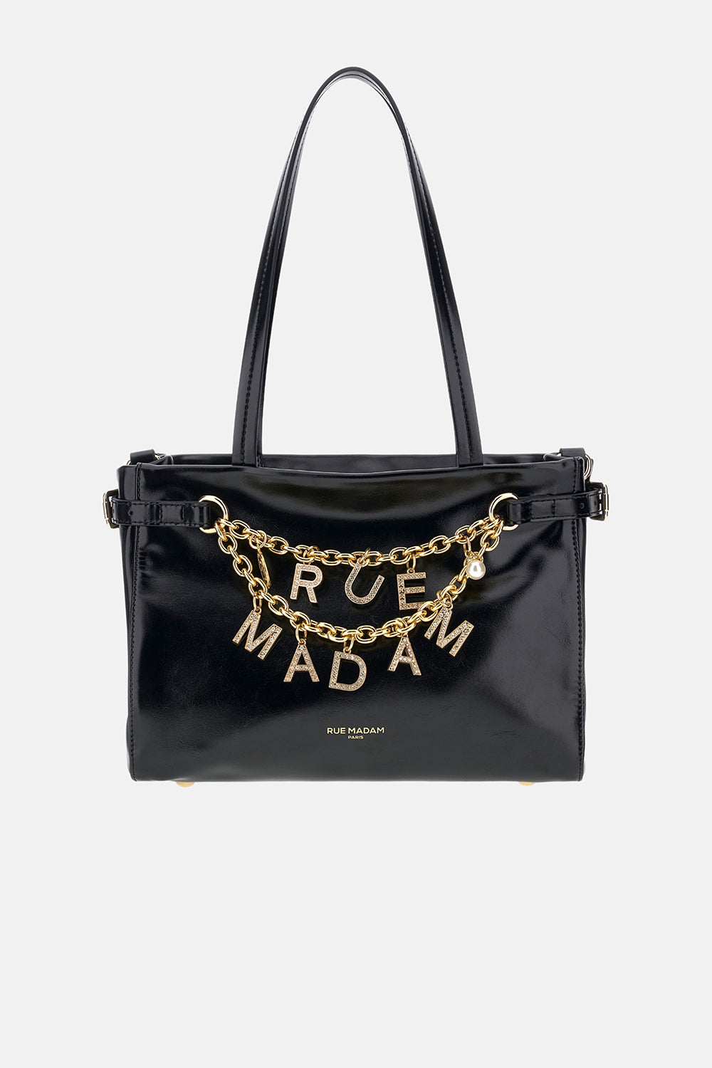 BORSA "CABAS CHAIN MINI" BLACK