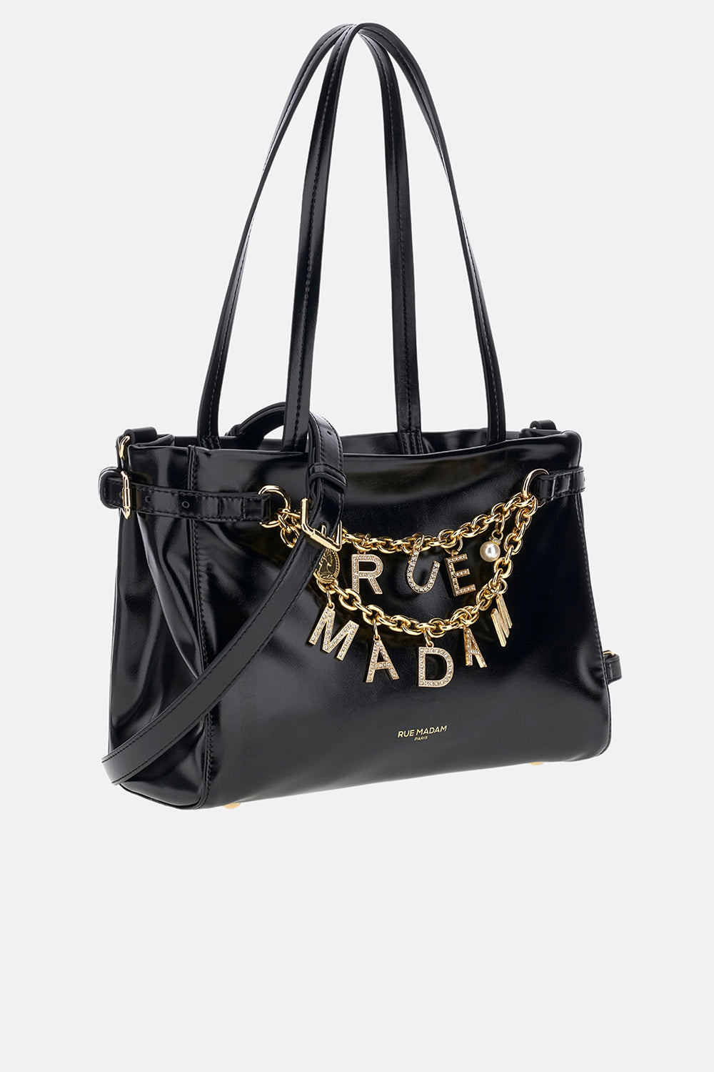 BORSA "CABAS CHAIN MINI" BLACK
