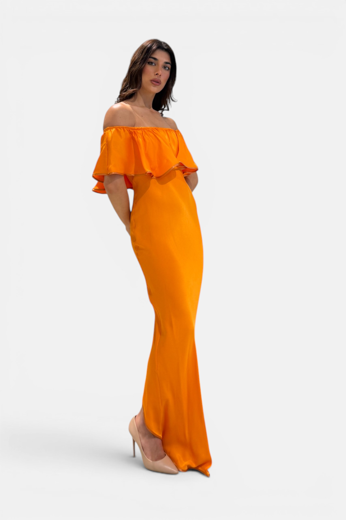 P6155-ARANCIO - ABITO - MOQÈTTE