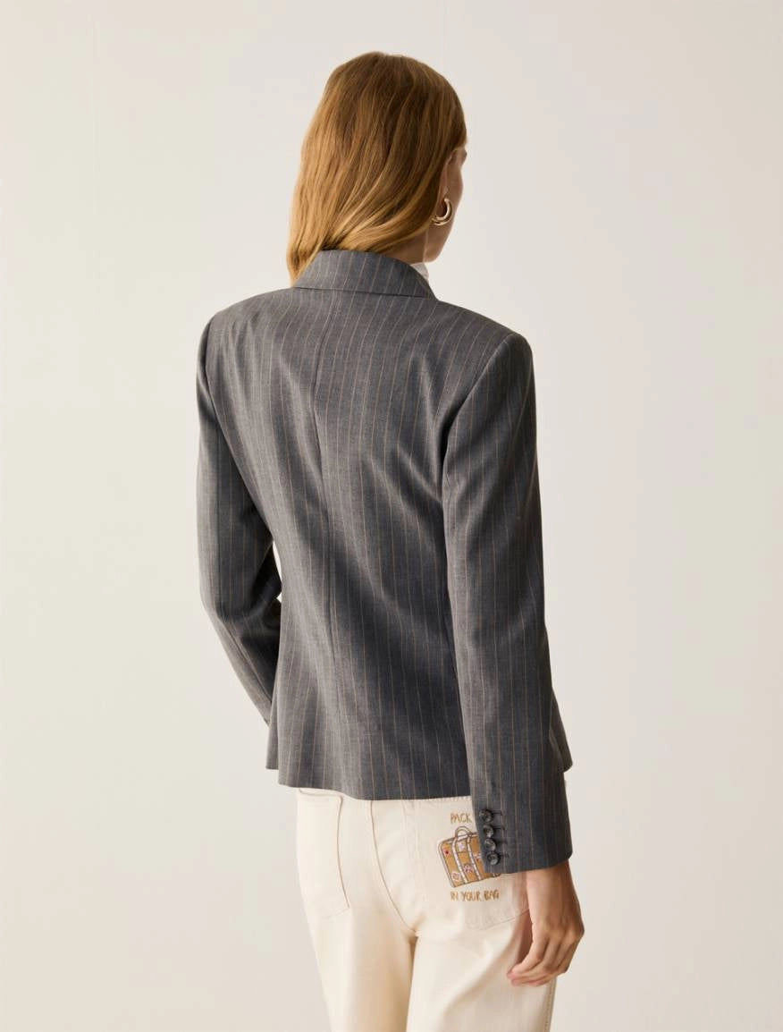 GIACCA PBBGOMMA GRIGIO/GESSATO CAMMELLO