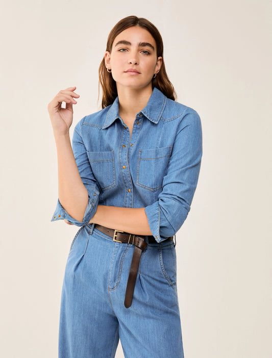 PBBESTROSO-002BLUEJEANS - CAMICIA - PENNYBLACK