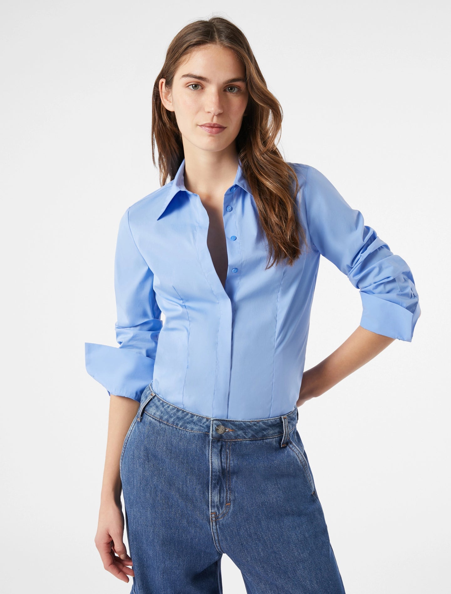 MARGARET-002AZZURRO - CAMICIA - PENNYBLACK