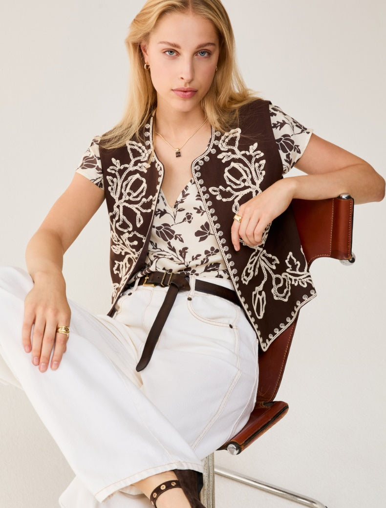 PBBAPOGEO-002MORO - GILET - PENNYBLACK