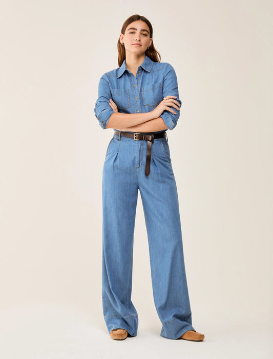 PBBCOMMA-002BLUDENIM - PANTALONE - PENNYBLACK