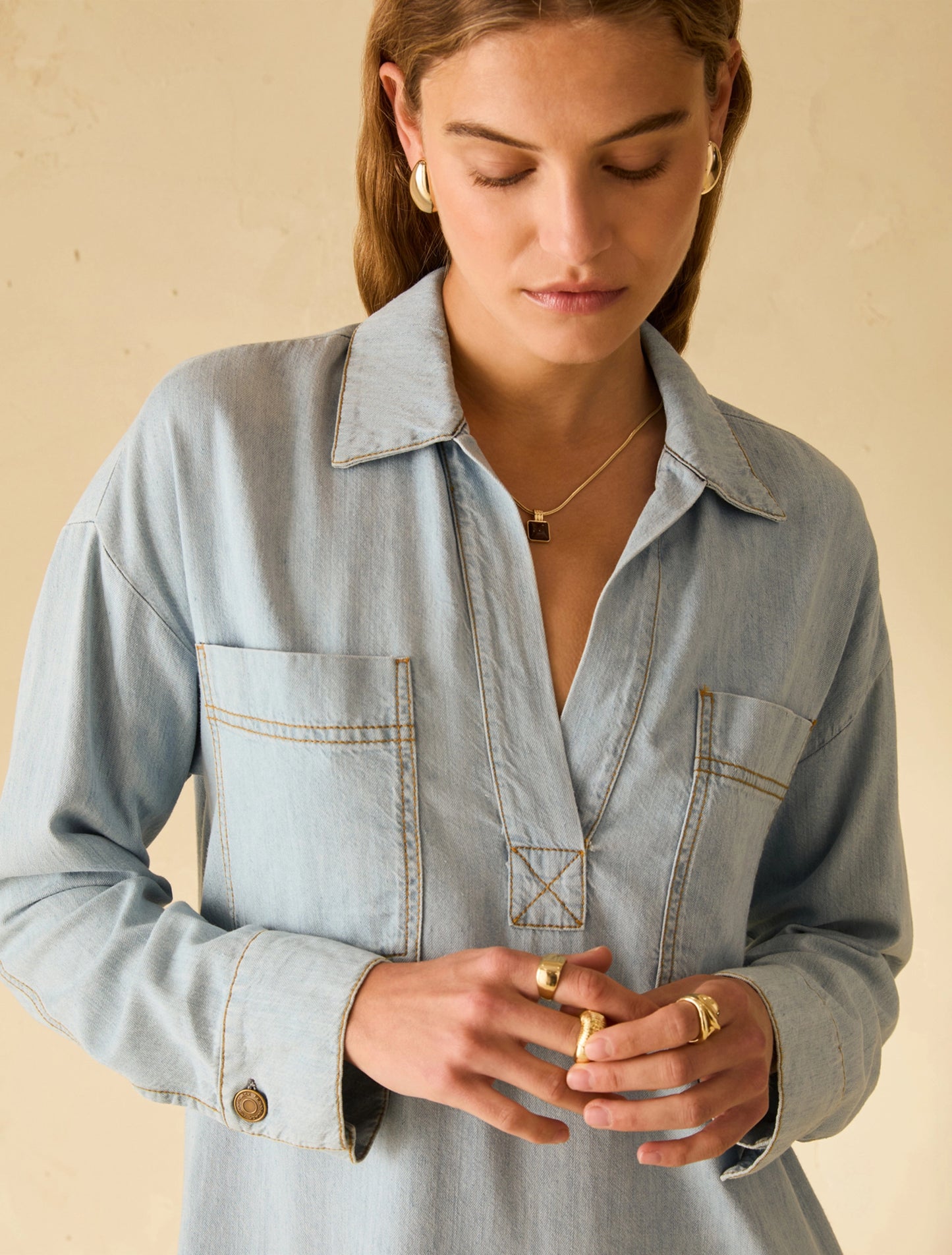 PBBEDUCO-001DENIMCHIARO - ABITO - PENNYBLACK