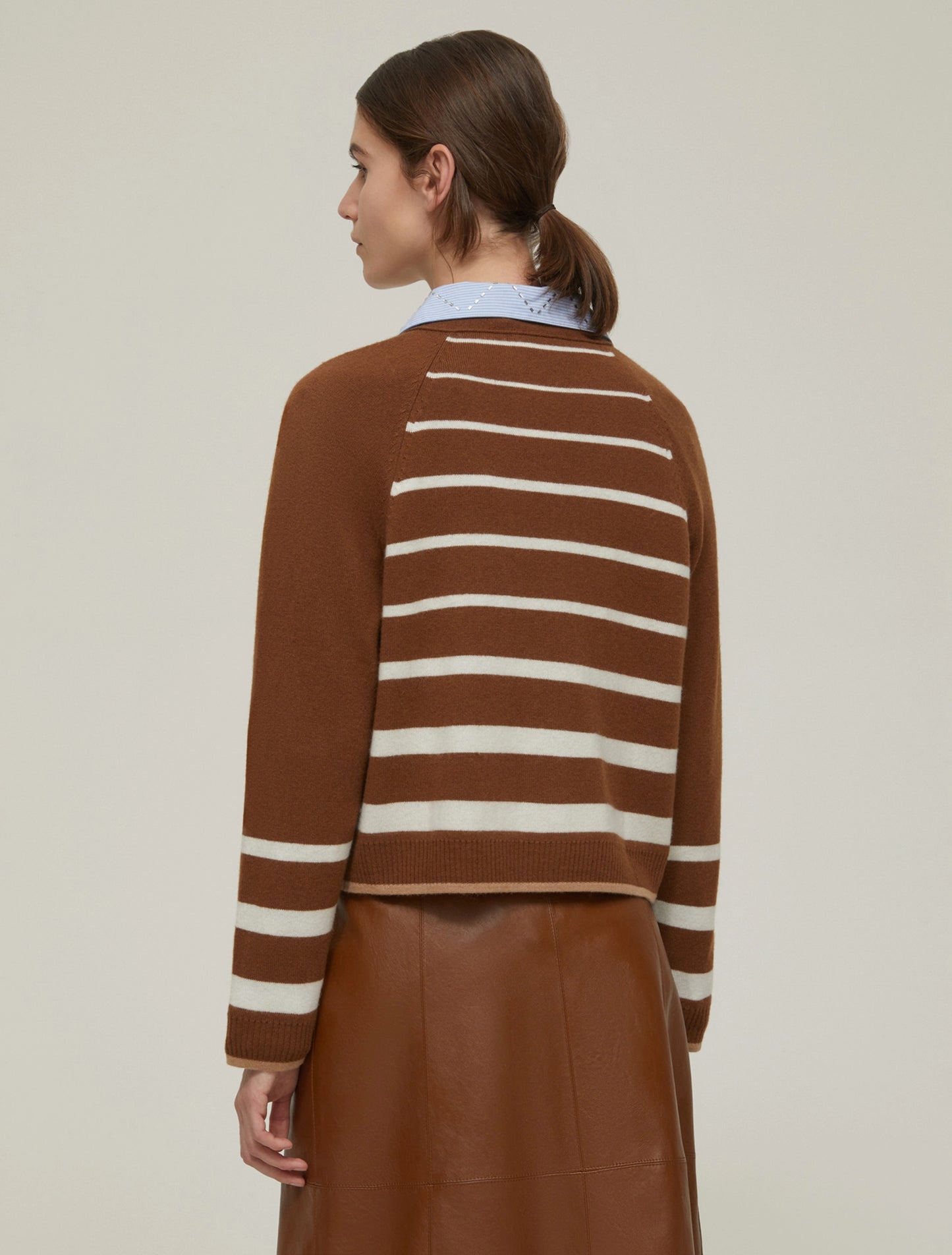 NID-004CUOIO/AVORIO - CARDIGAN - PENNYBLACK