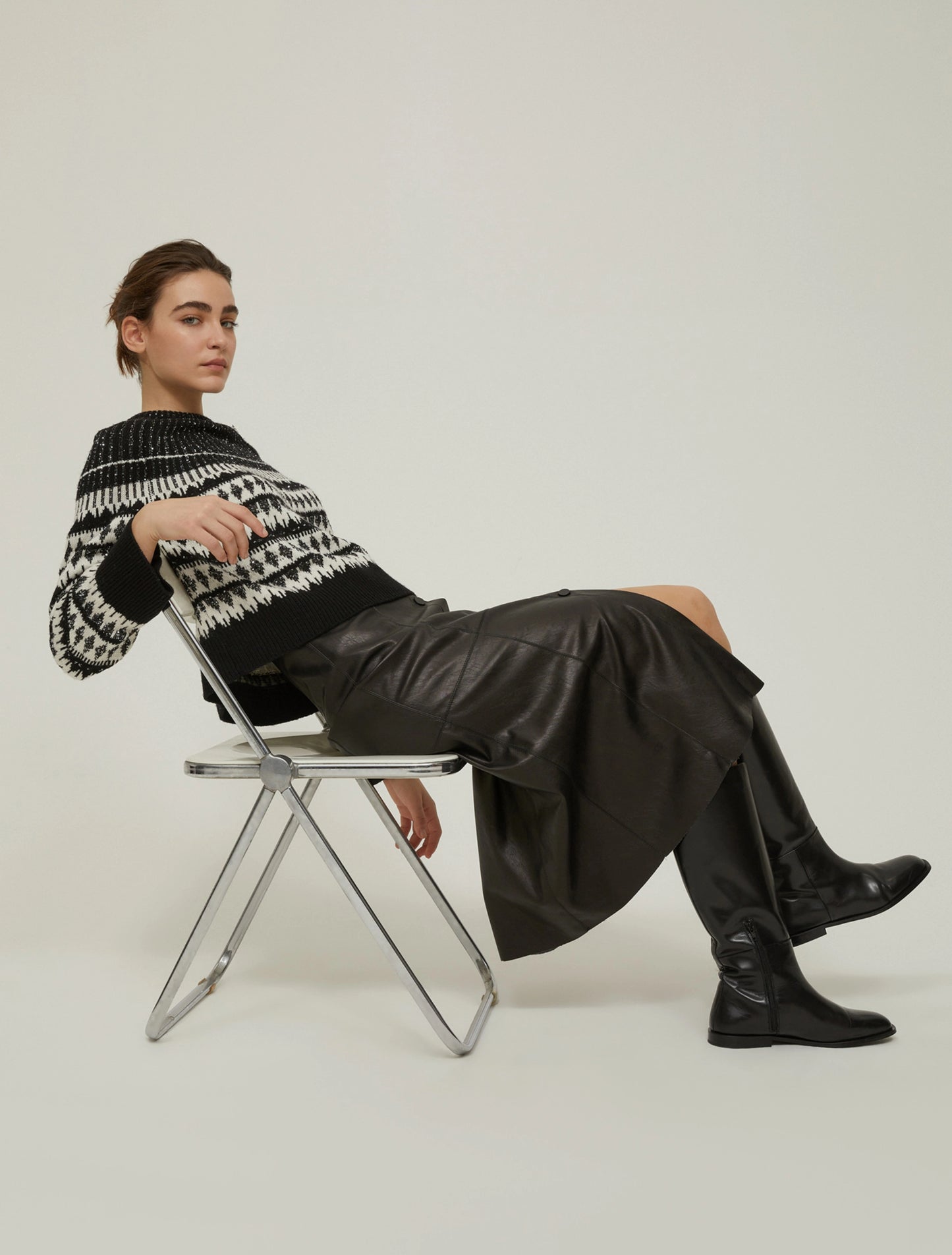 XANADU-003AVORIO/NERO - MAGLIA - PENNYBLACK