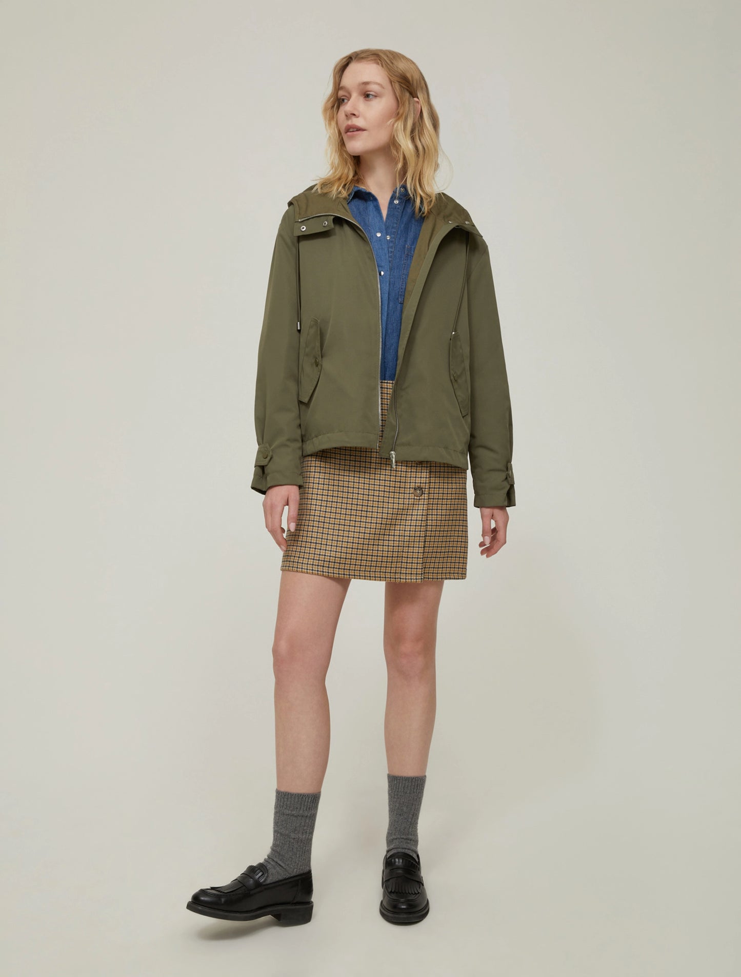 NAVONA-002KAKI - GIUBBINO - PENNYBLACK