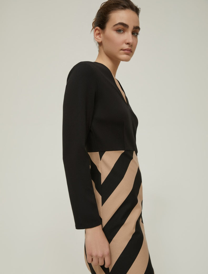FINISH-001CAMMELLO/NERO - ABITO - PENNYBLACK