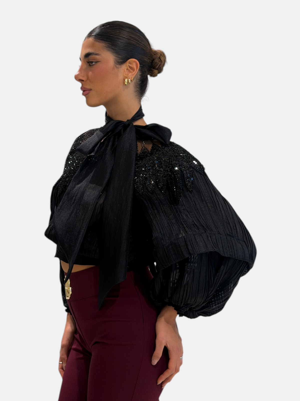 CAMICIA YS00307 NERO