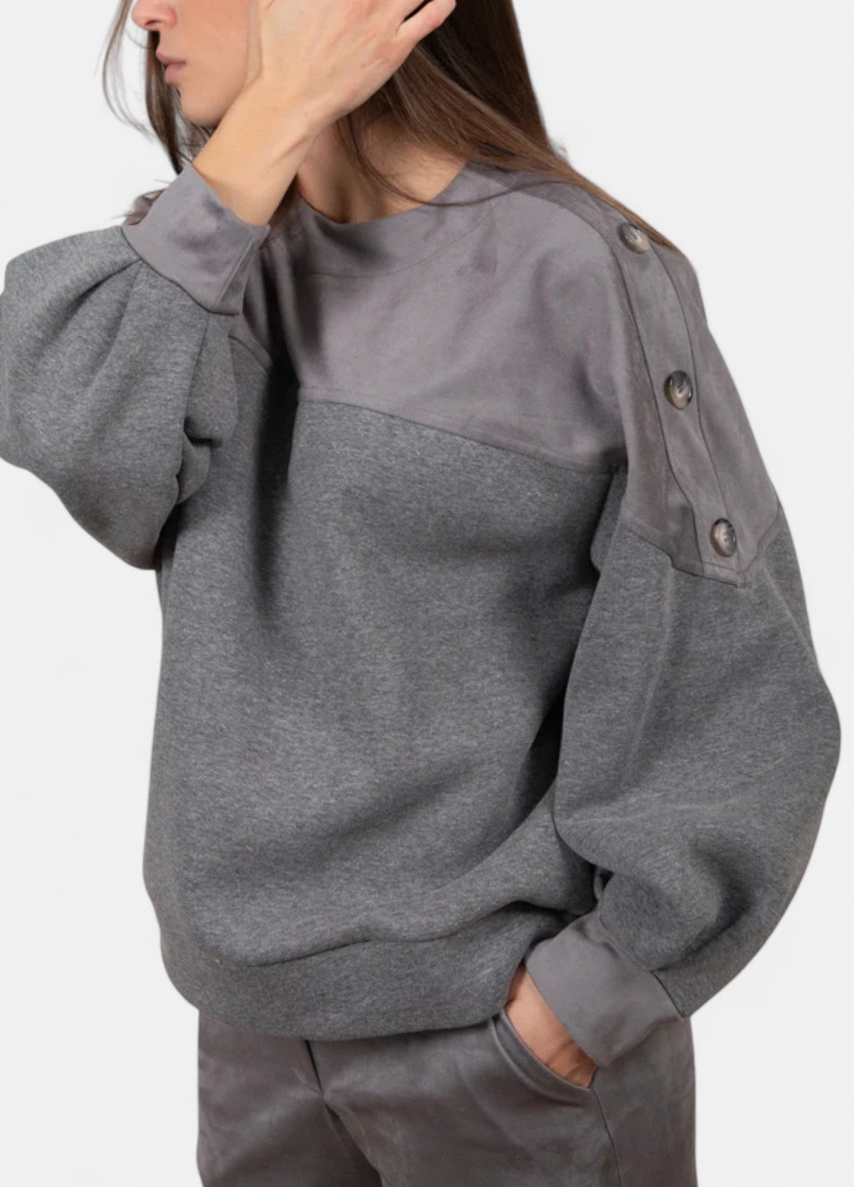 FAQAKNDA-GRIGIO - FELPA - DIXIE